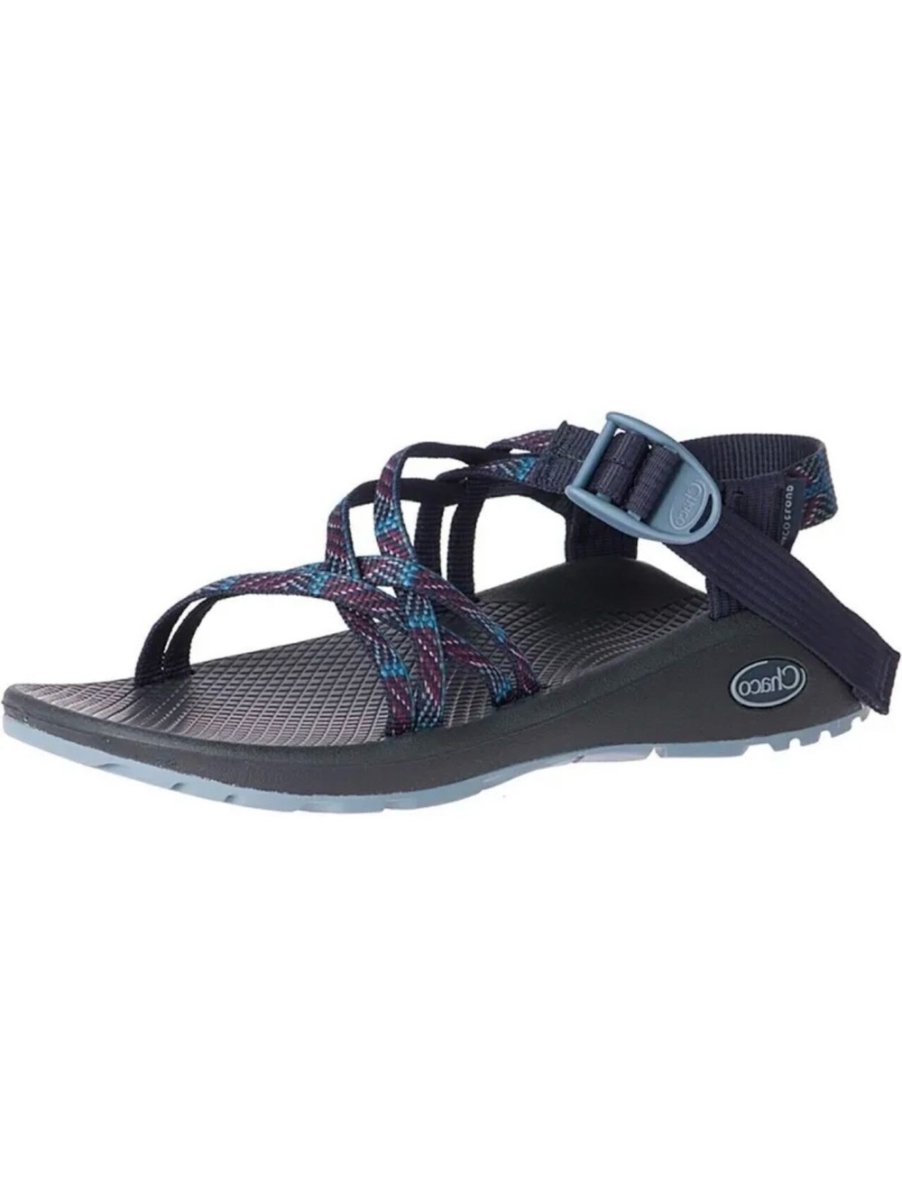 Chaco Women’s Z/Cloud X Blue and Burgundy Outdoor Sport Sandals Size 7